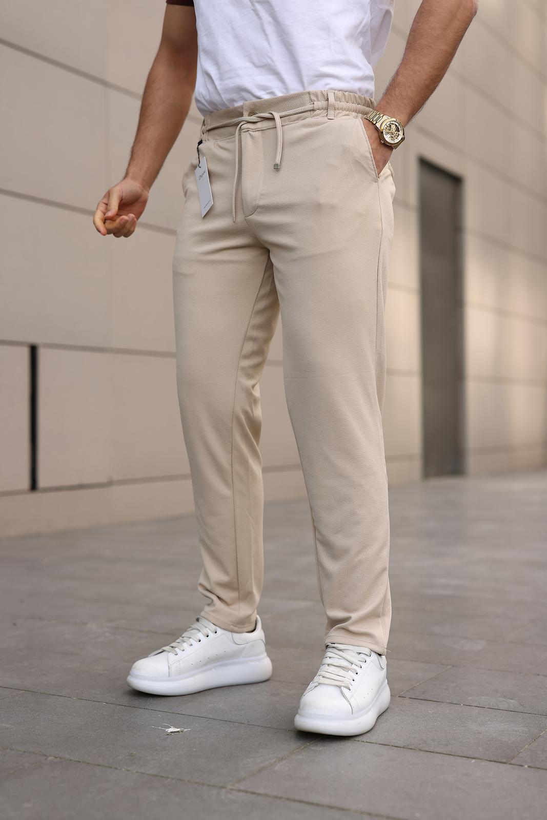 Modern Fit Bel Lastikli Erkek Jogger Pantolon