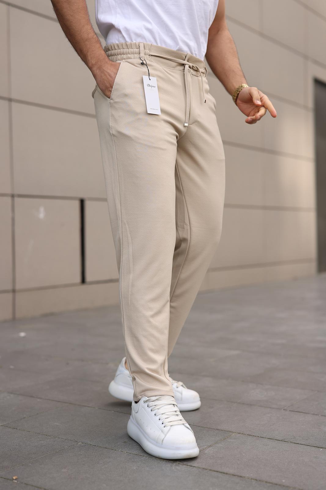 Modern Fit Bel Lastikli Erkek Jogger Pantolon