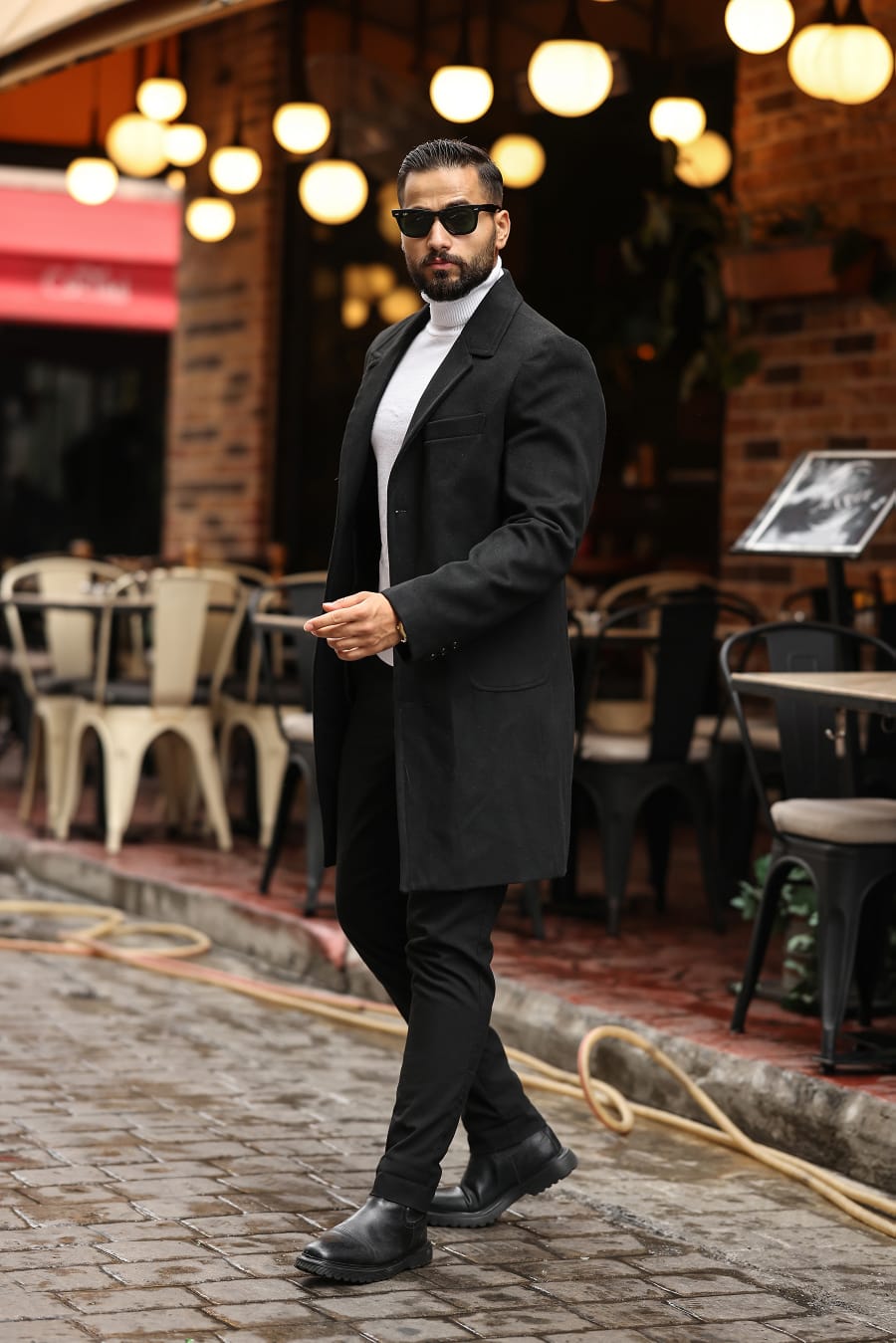 Torba cep Siyah Kaşe Kaban - Kod : 2506