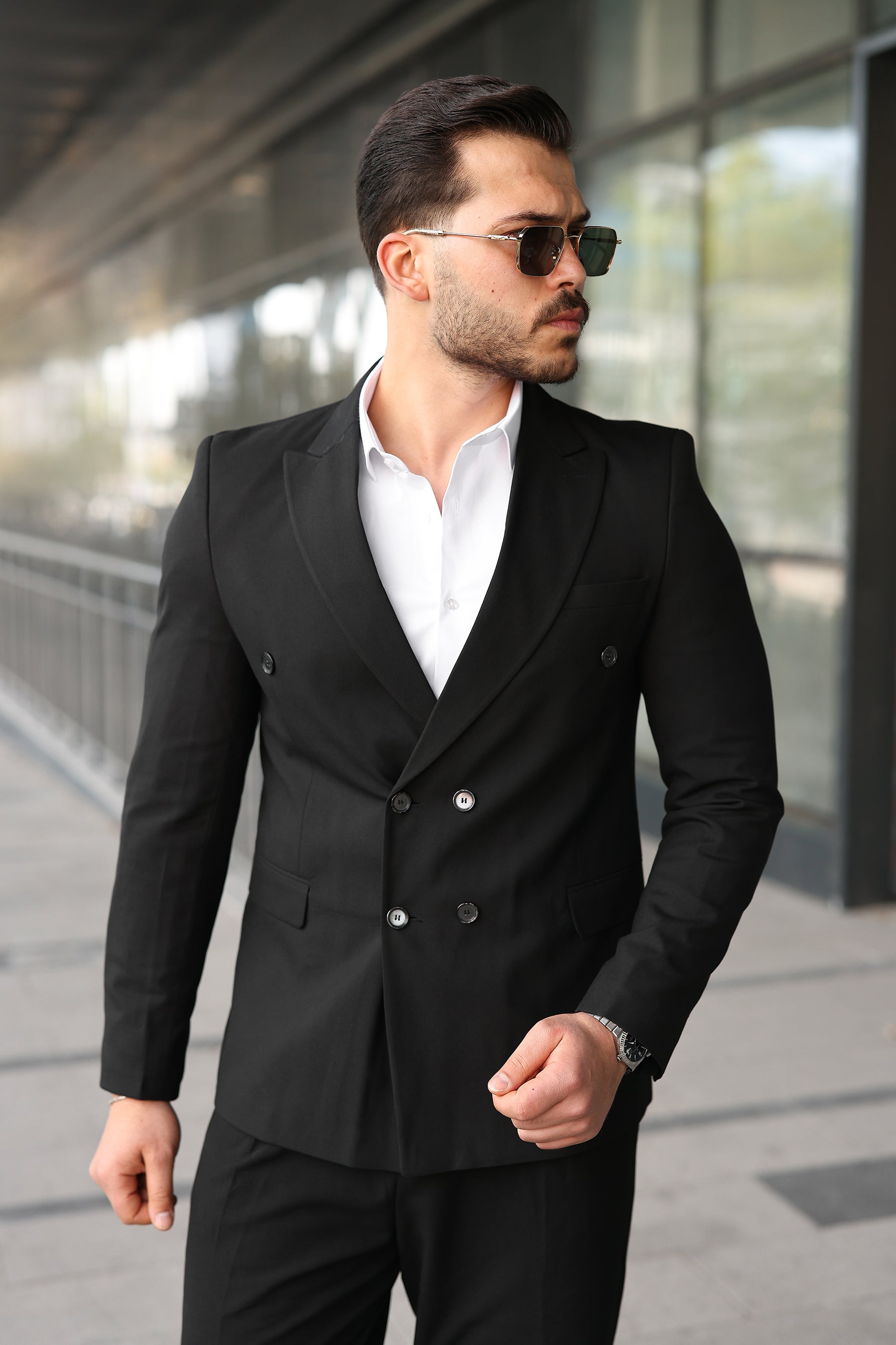 Kruvaze Erkek Blazer Ceket