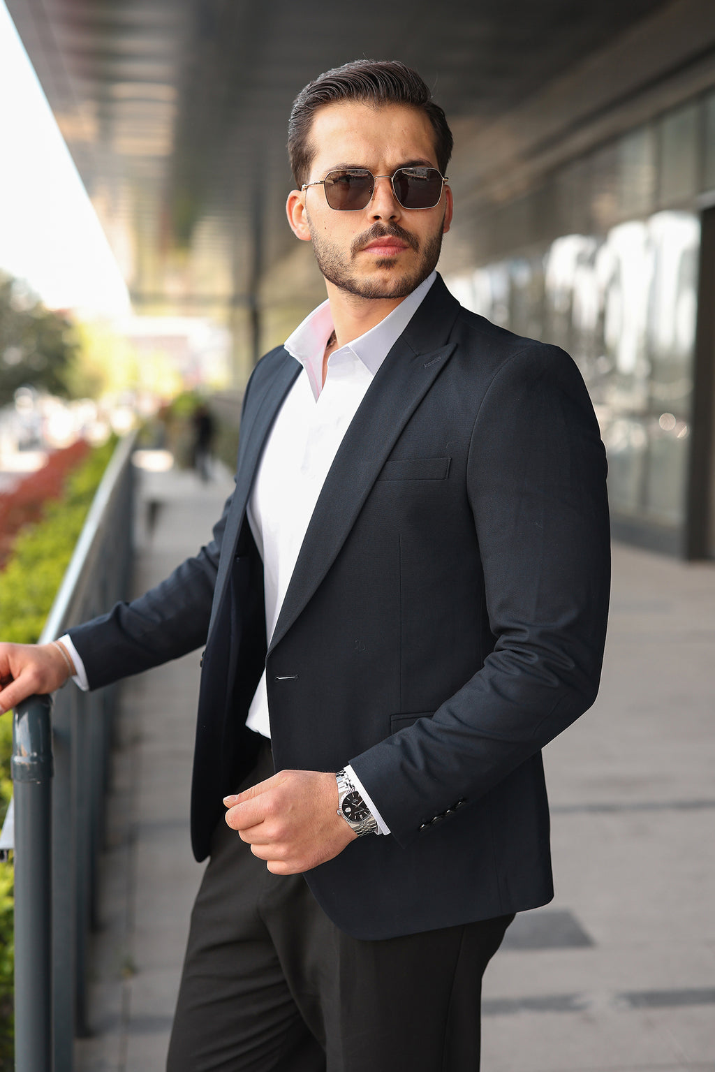Tek Düğmeli Erkek Blazer Ceket