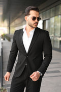 Tek Düğmeli Erkek Blazer Ceket