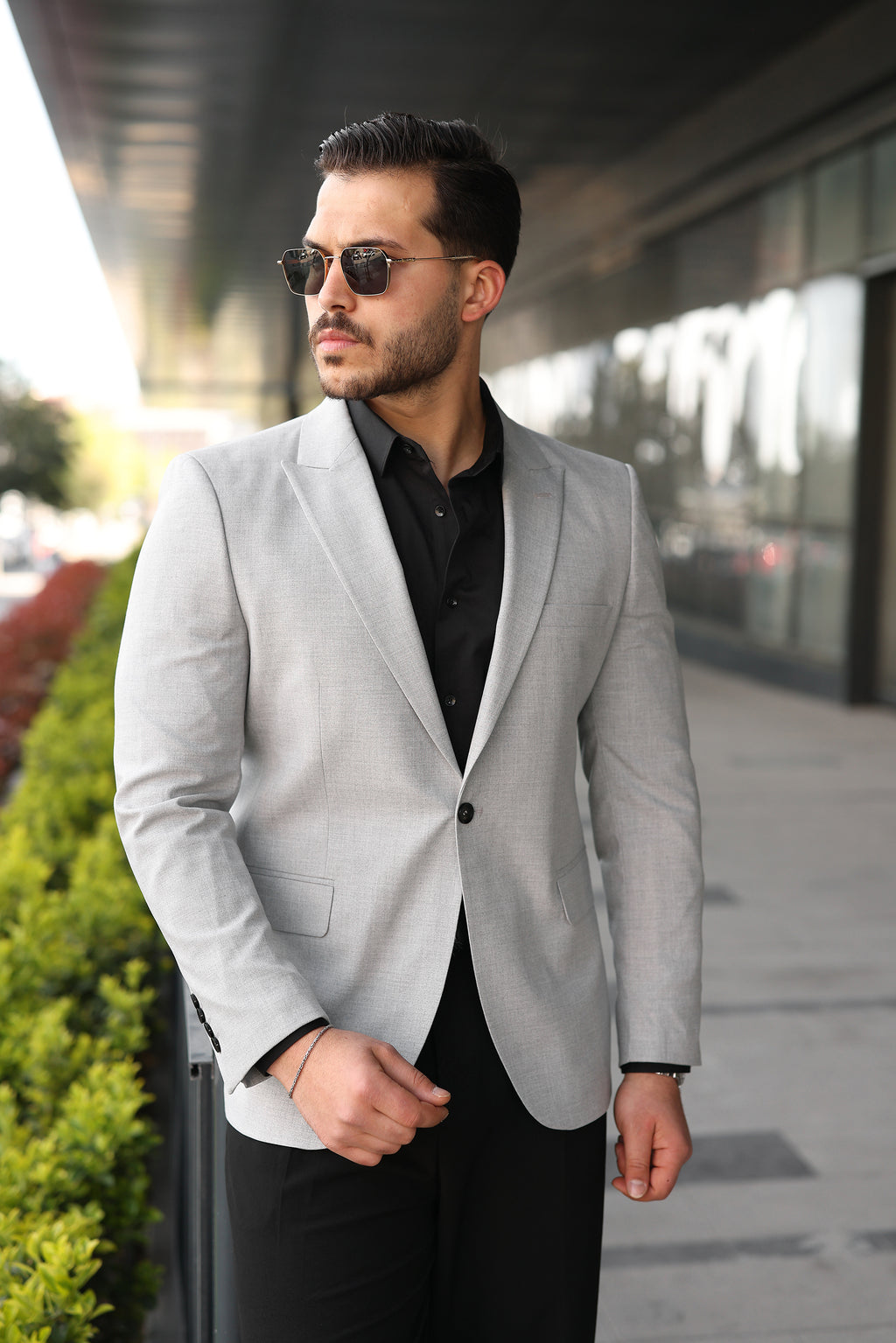 Tek Düğmeli Erkek Blazer Ceket