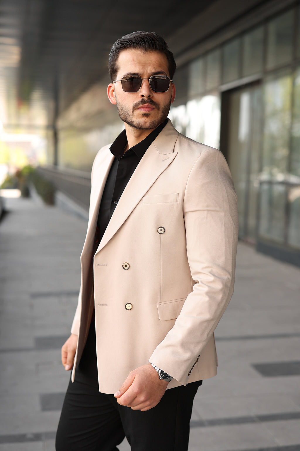Kruvaze Erkek Blazer Ceket