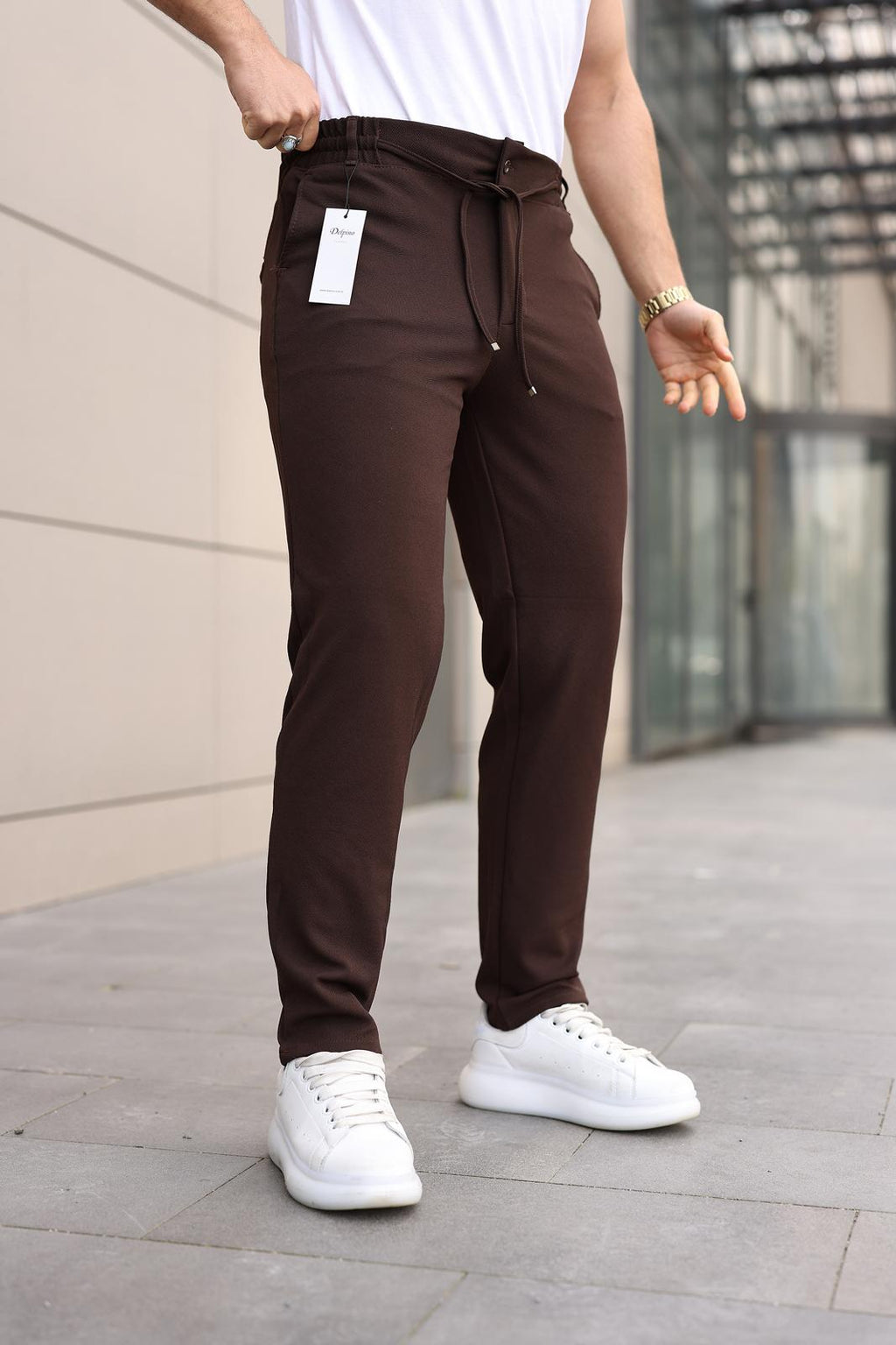 Modern Fit Bel Lastikli Erkek Jogger Pantolon