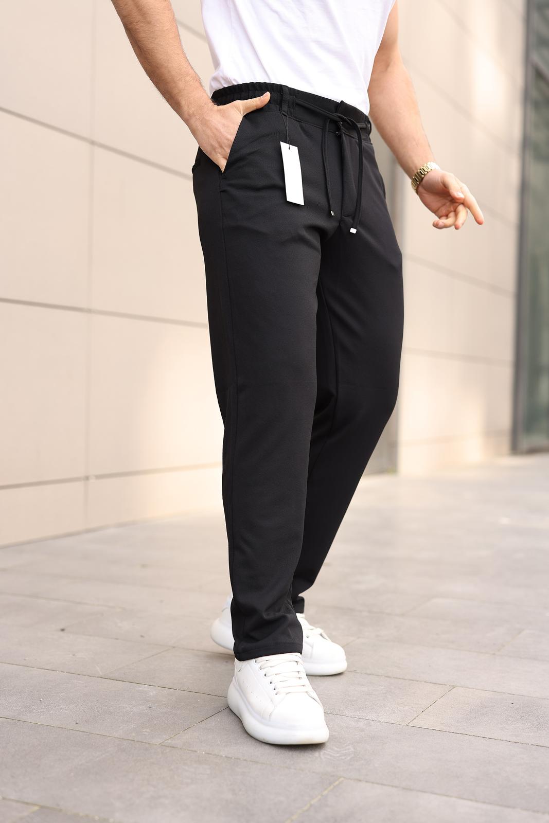Modern Fit Bel Lastikli Erkek Jogger Pantolon