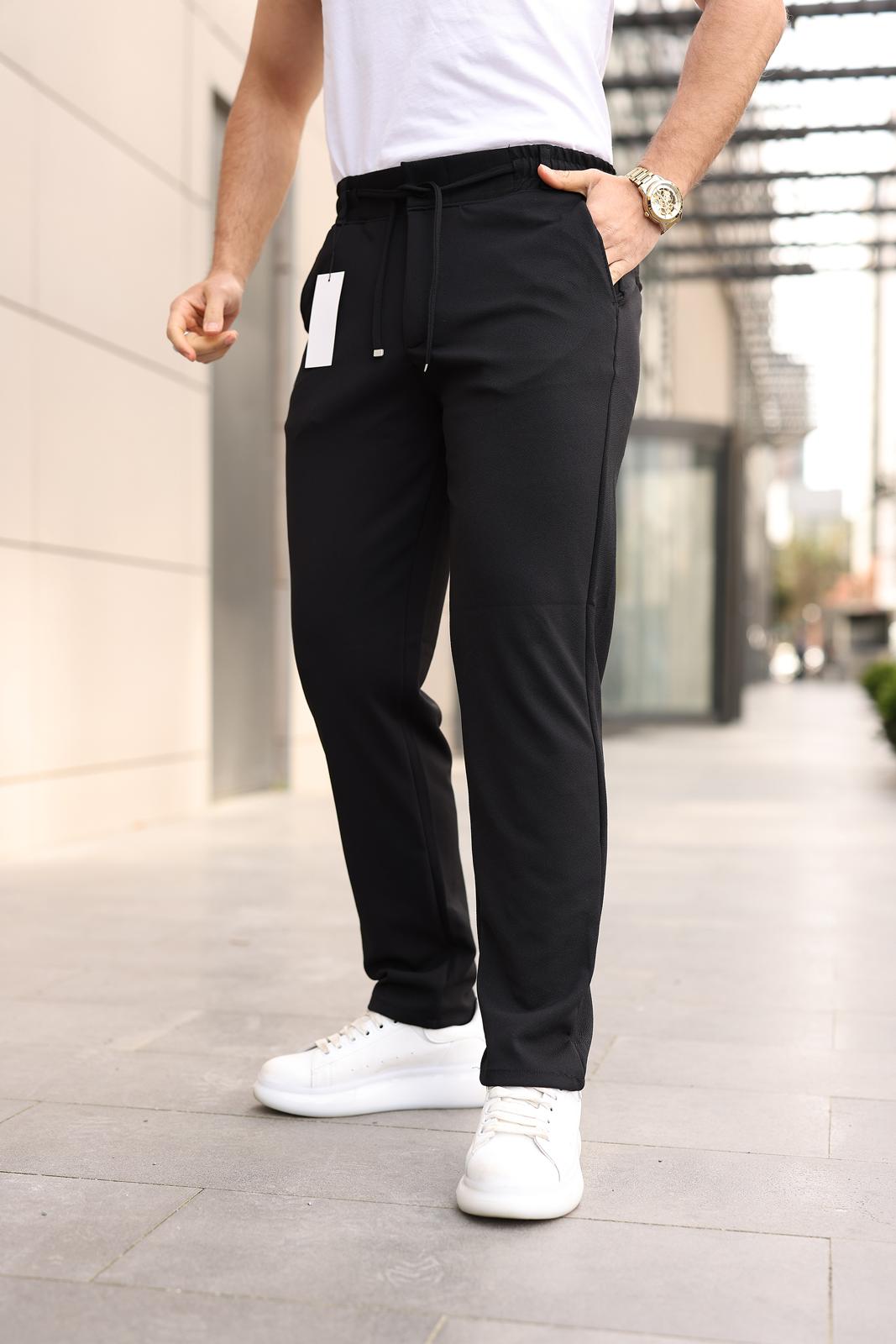Modern Fit Bel Lastikli Erkek Jogger Pantolon